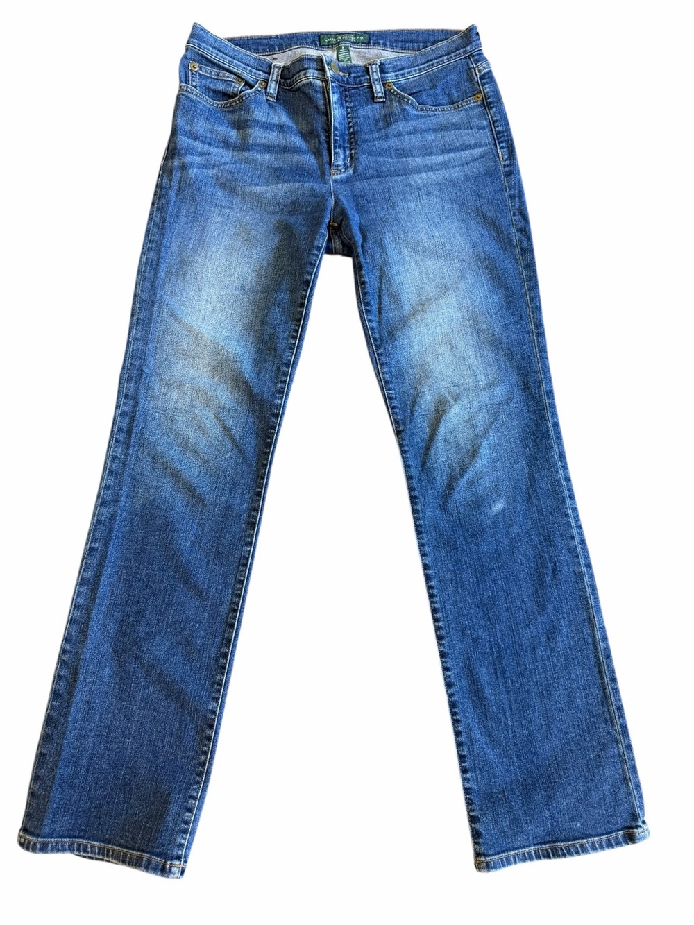 Lauren Ralph Lauren Classic Straight Jeans Size 8 Medium Wash Stretch